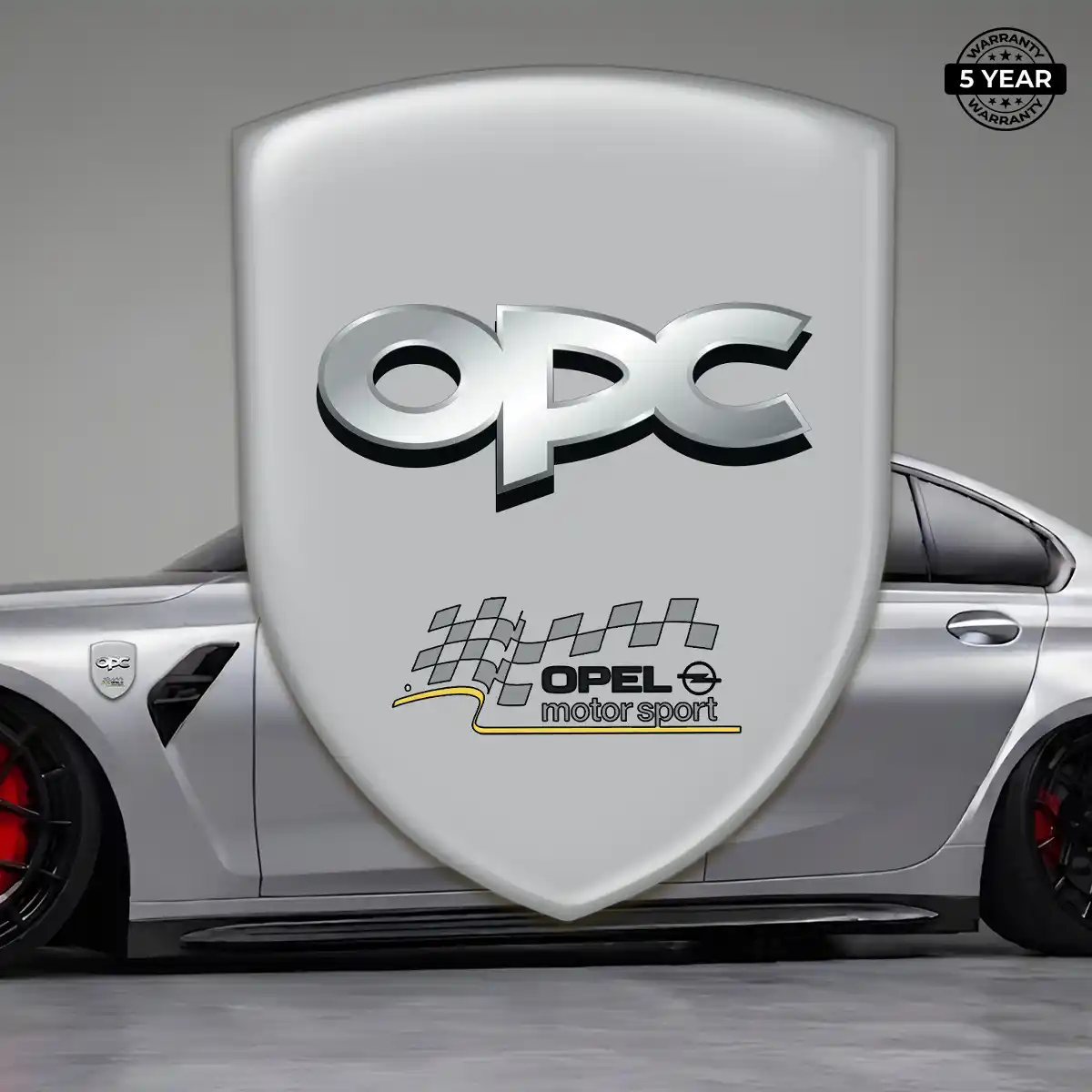 Opel Epoxy Domed Sticker Signature Grade
