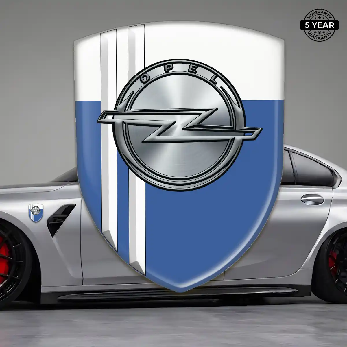 Opel Epoxy Domed Sticker Sleek Style