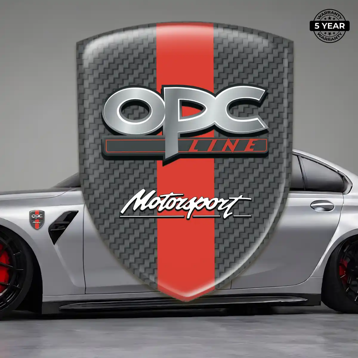 Opel Gel Badge Sticker Prestige Line
