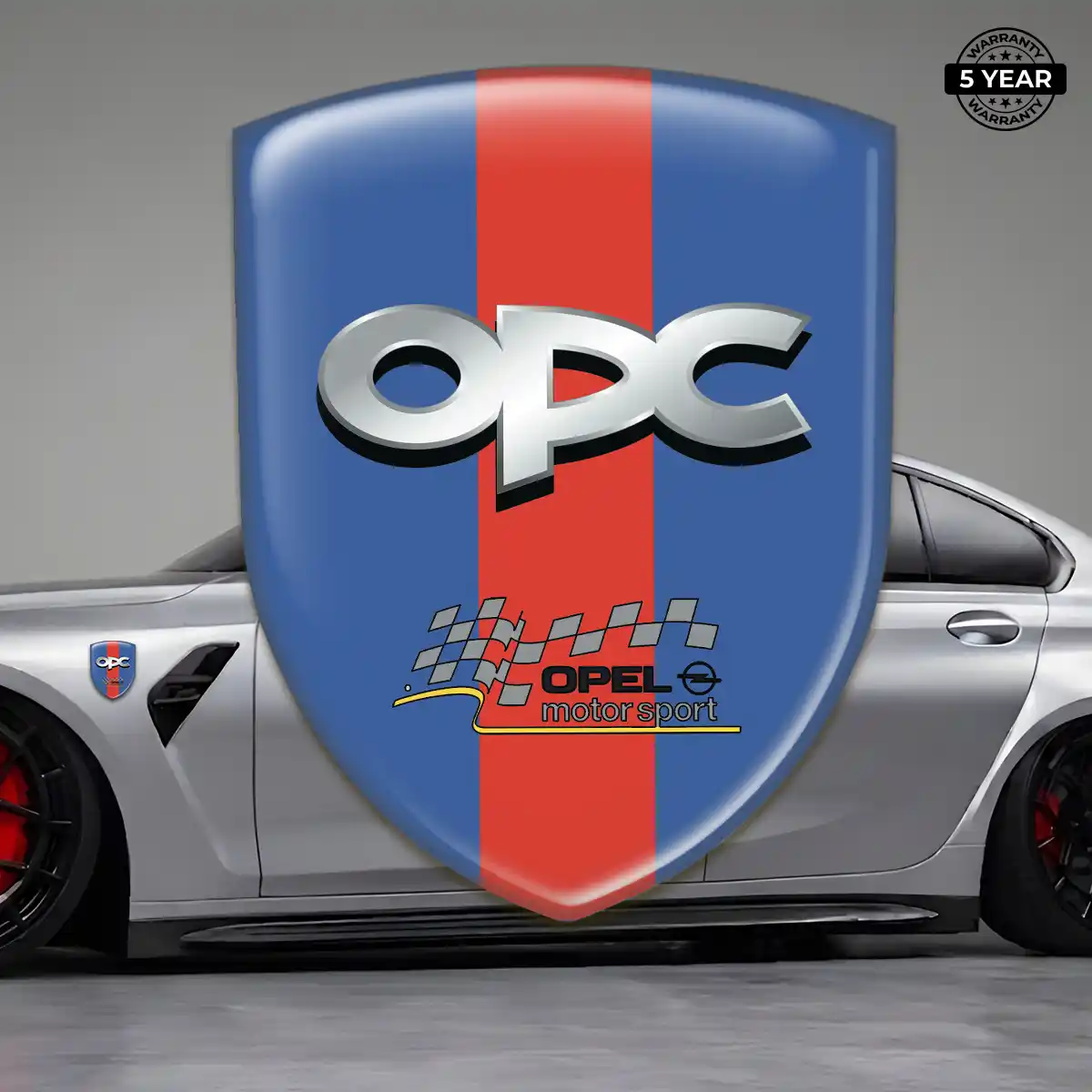 Opel Gel Badge Sticker Refined Design