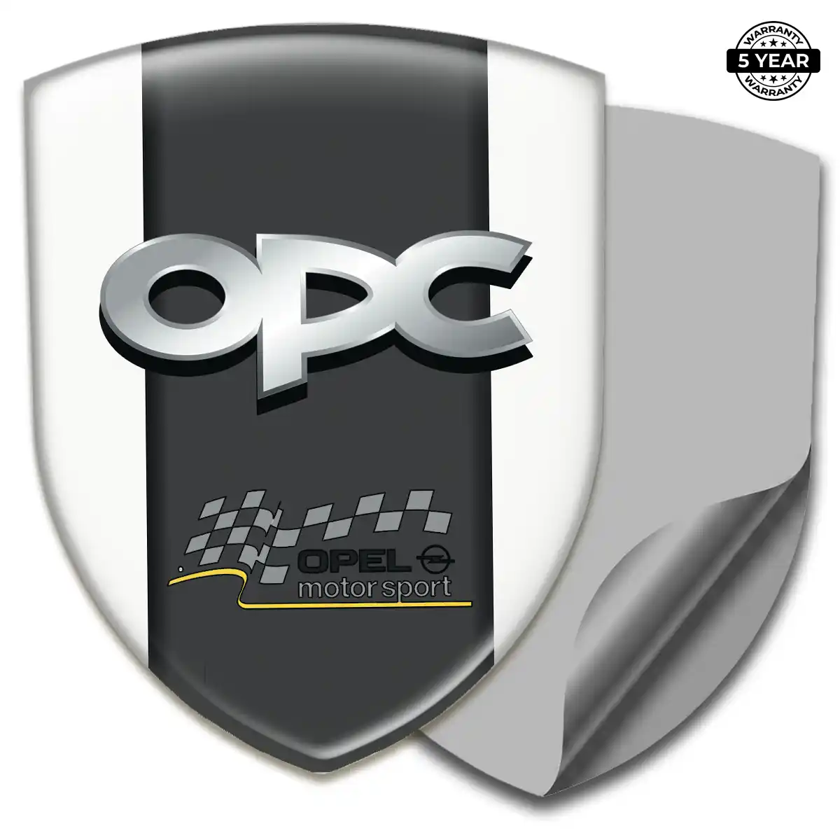 Opel Gel Badge Sticker Sleek Style