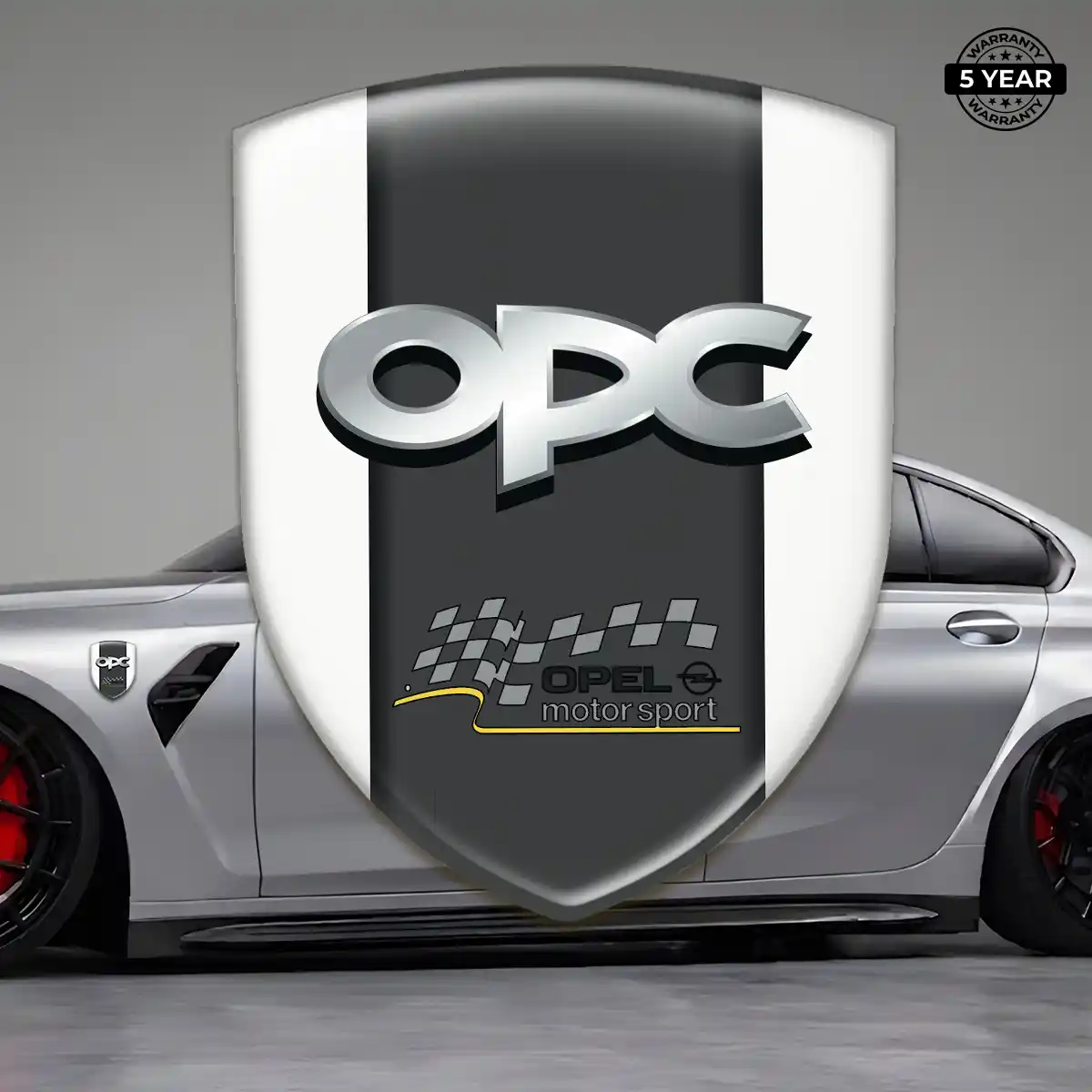 Opel Gel Badge Sticker Sleek Style