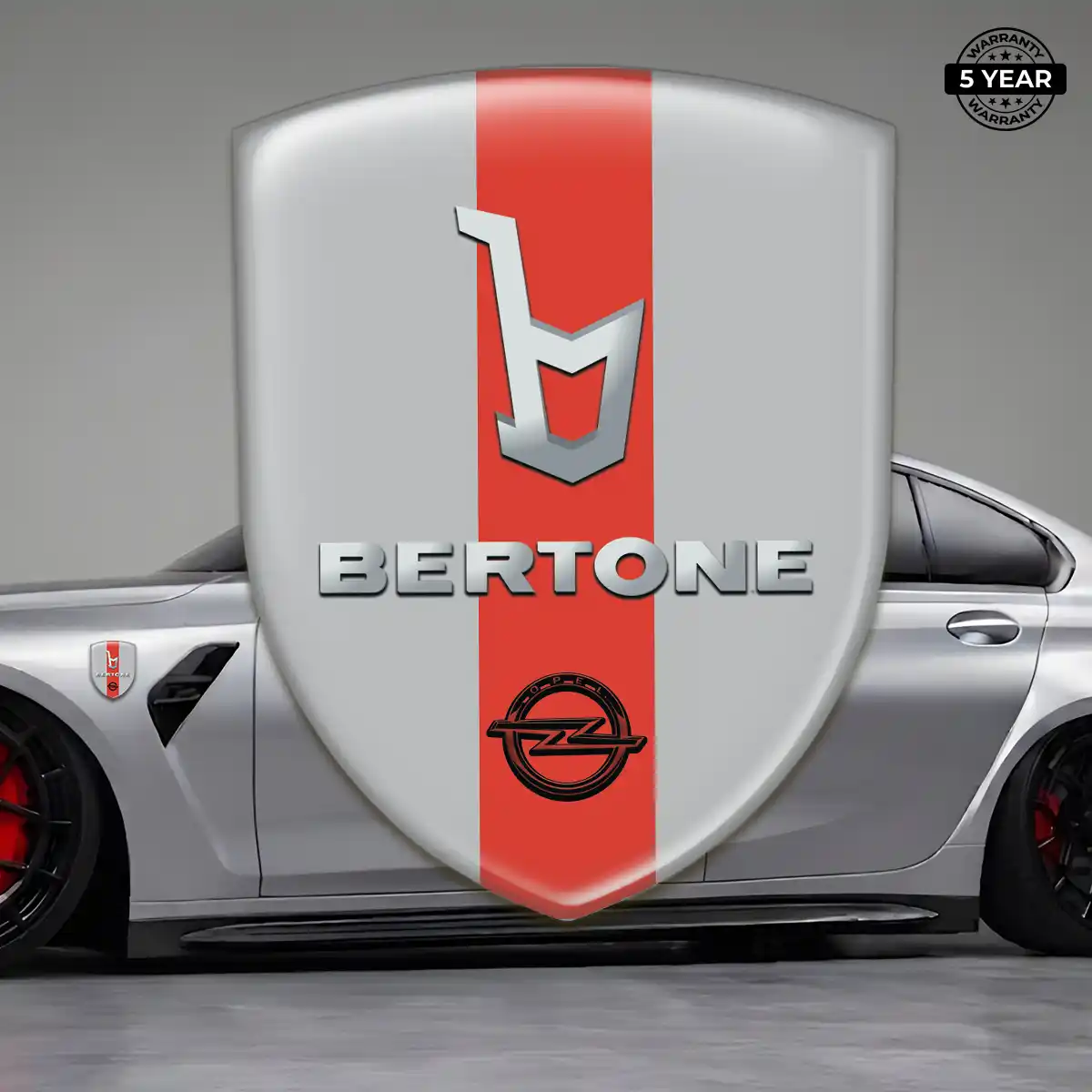 Opel Gel Emblem Sticker Refined Design