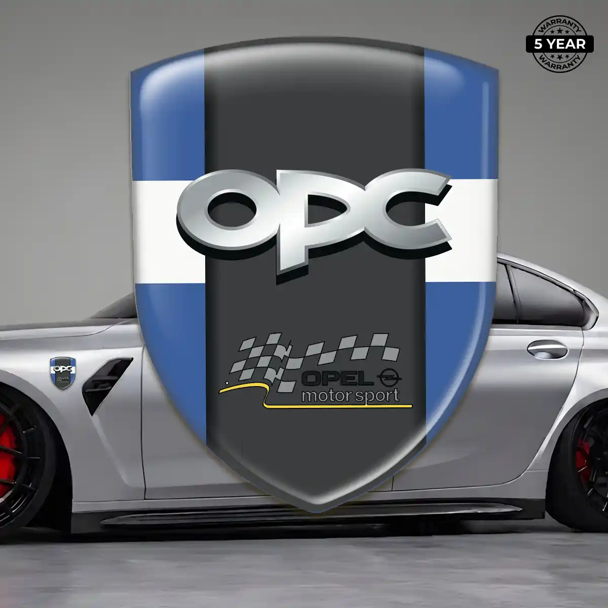 Opel Gel Emblem Sticker Resin Elite