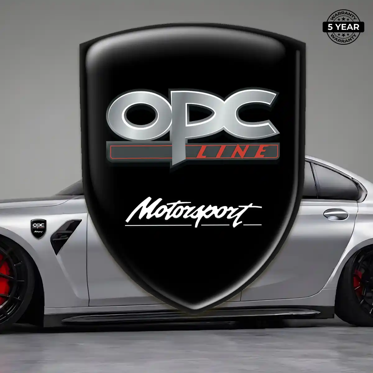 Opel Gel Emblem Sticker Resin Luxe