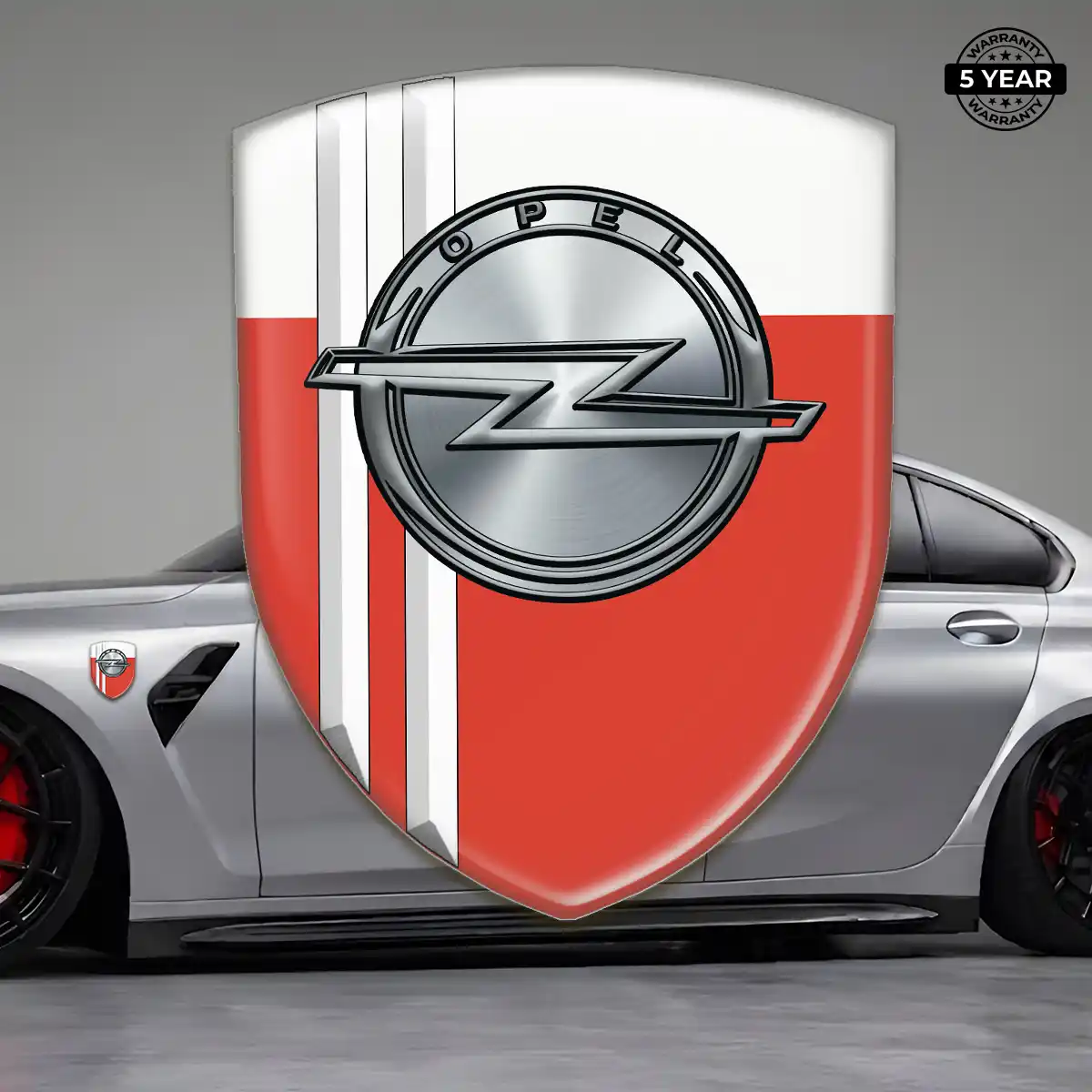 Opel Gel Emblem Sticker Sleek Style