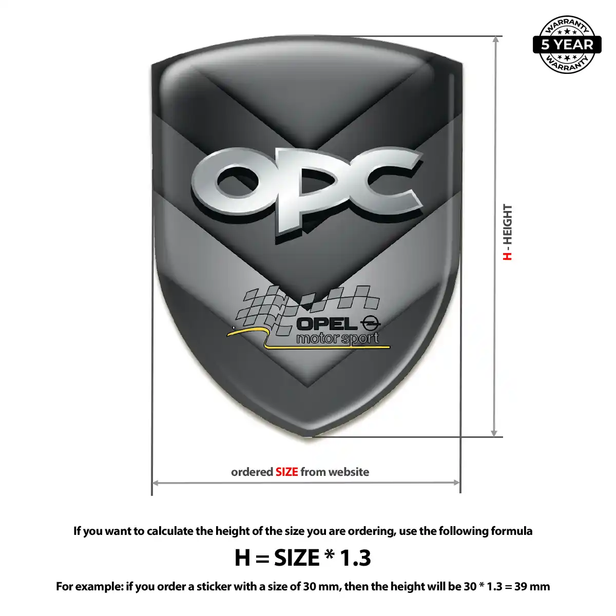 Opel Logo Badge Exclusive Series