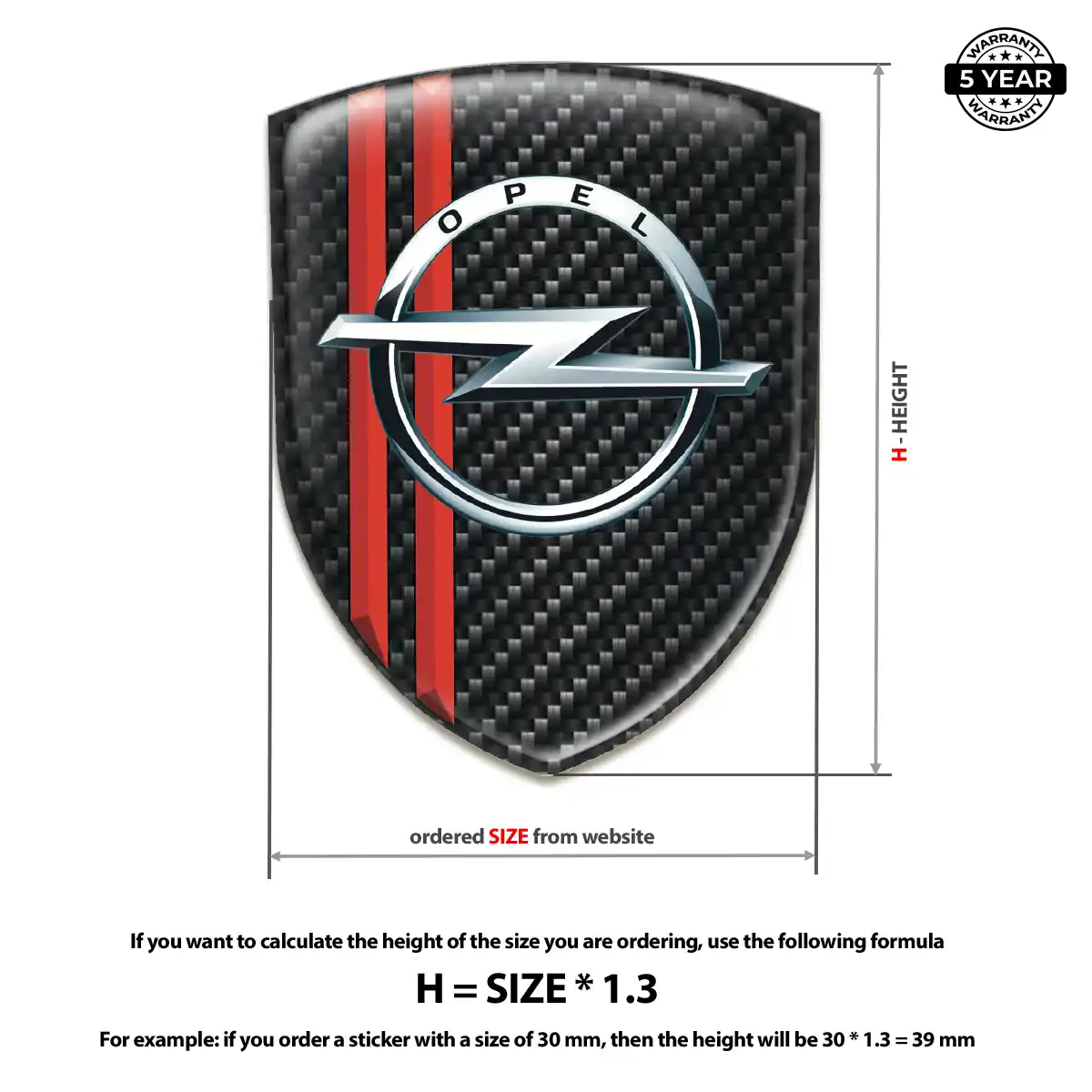 Opel Logo Badge Noble Edition