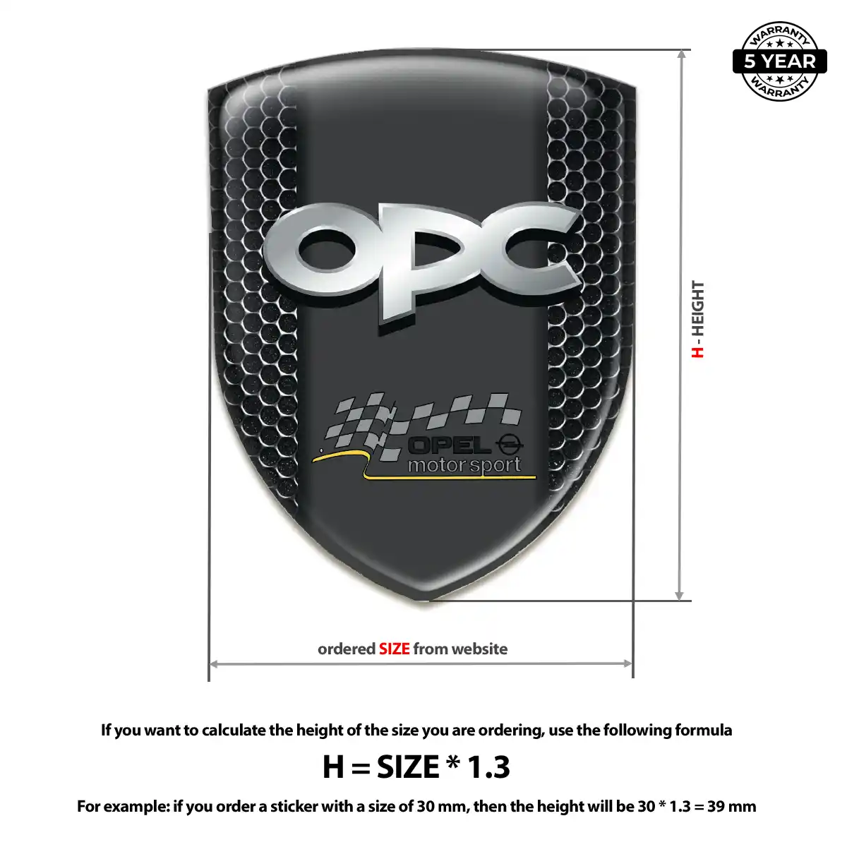Opel Logo Badge Prime Quality