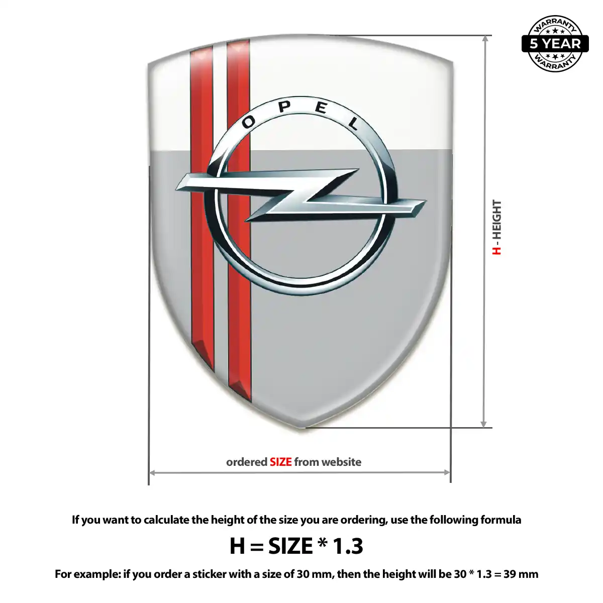 Opel Logo Badge Refined Design