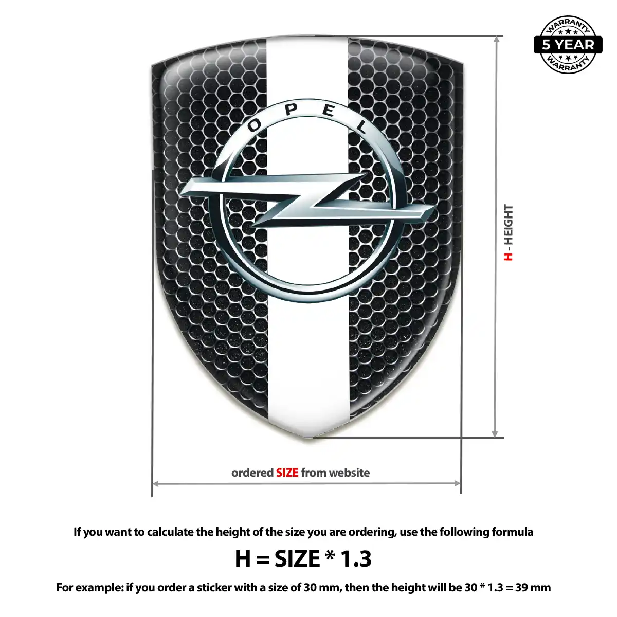 Opel Logo Emblem Interior Luxe