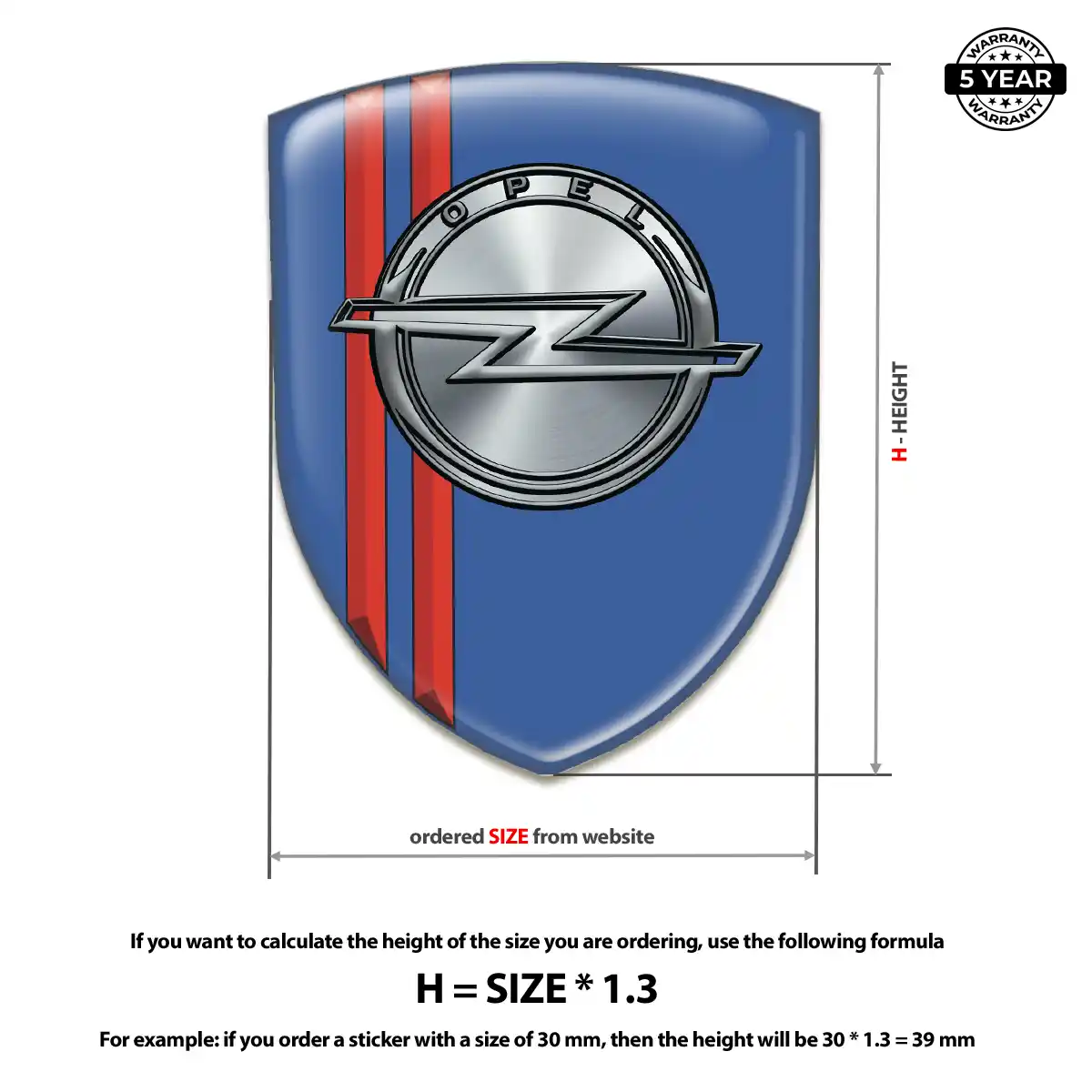 Opel Logo Emblem Opulent Line