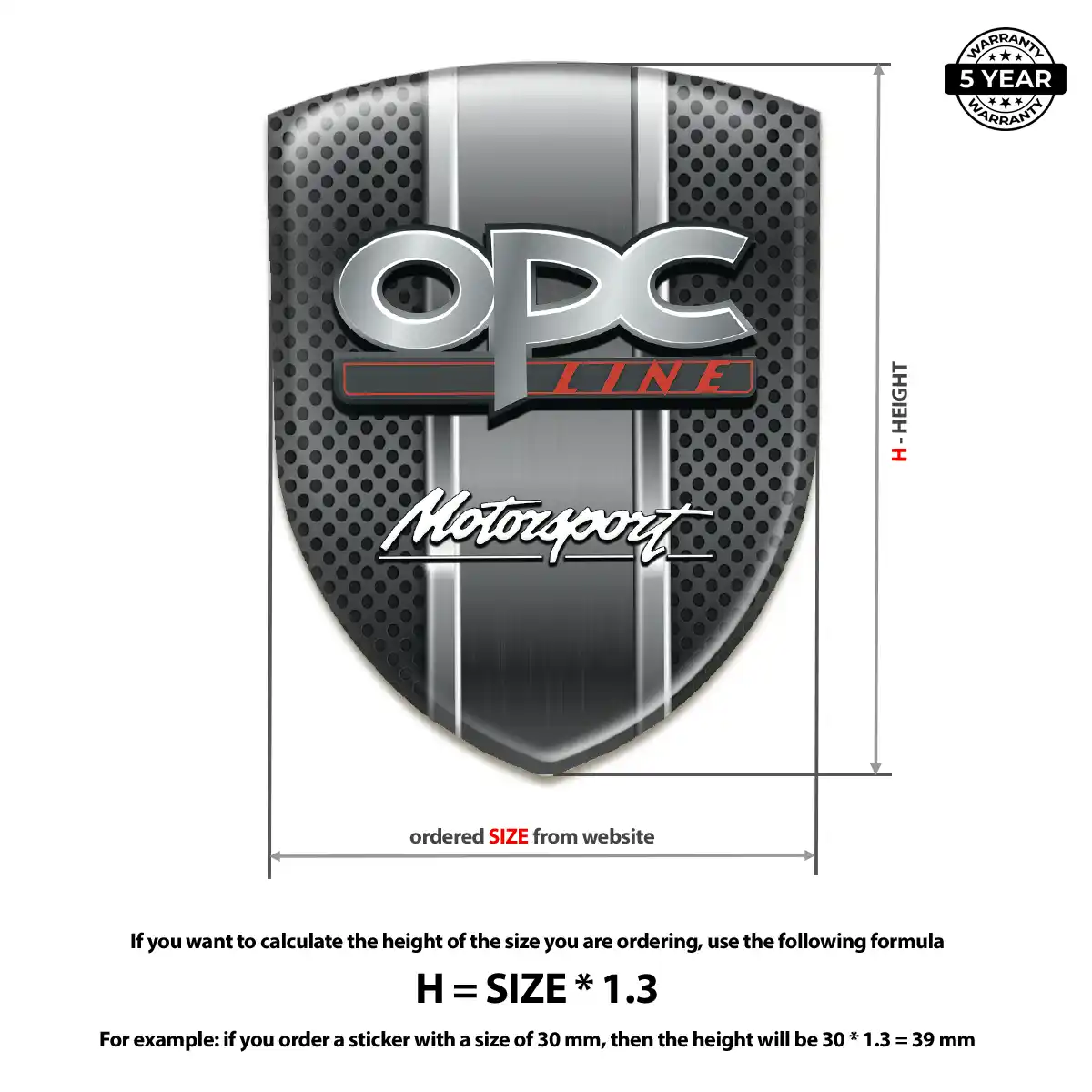 Opel Logo Emblem Prime Quality
