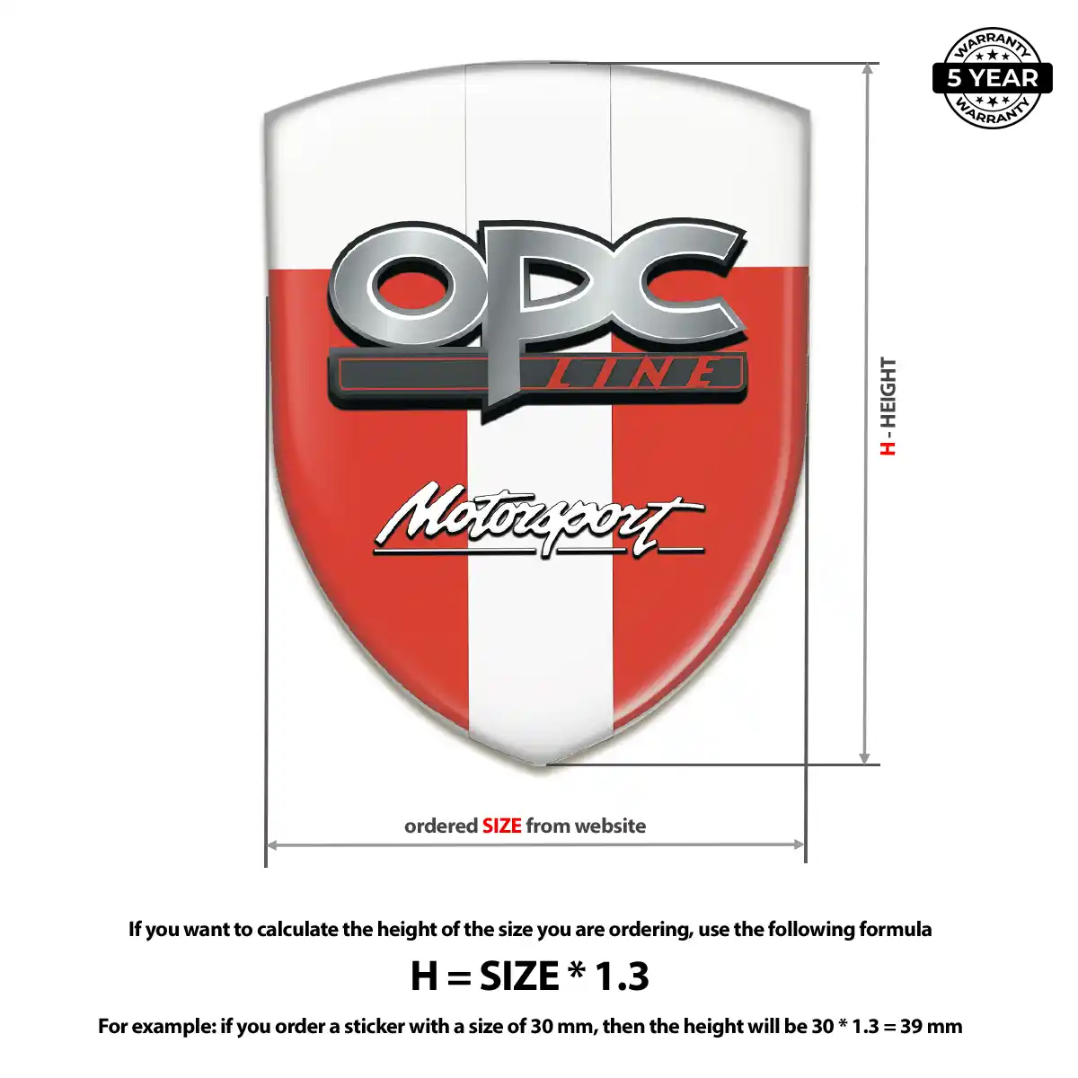Opel Logo Sticker Elite Edition