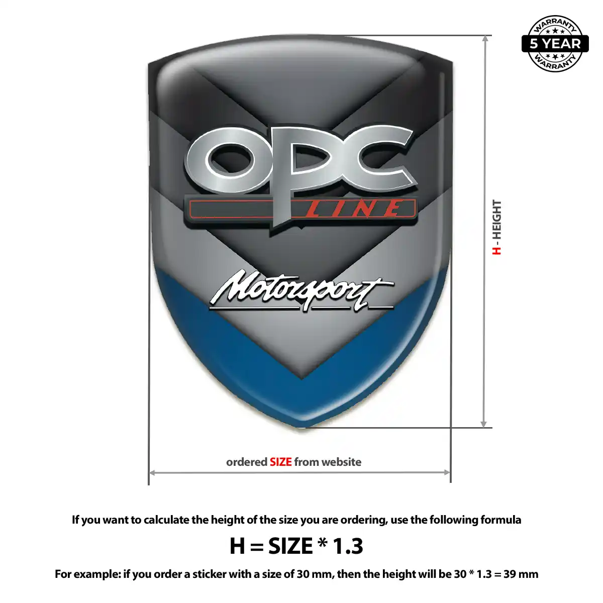 Opel Logo Sticker Noble Edition