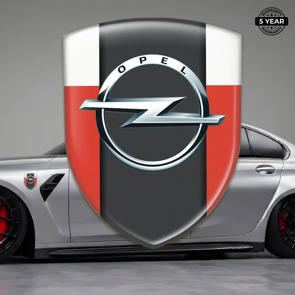 Opel Logo Sticker Premium Dome