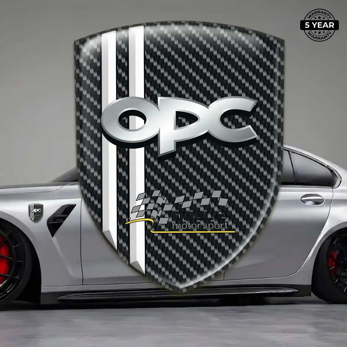 Opel Logo Sticker Resin Elite