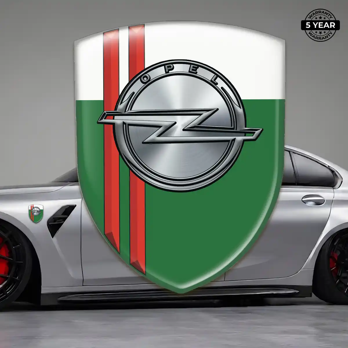 Opel Logo Sticker Resin Luxe