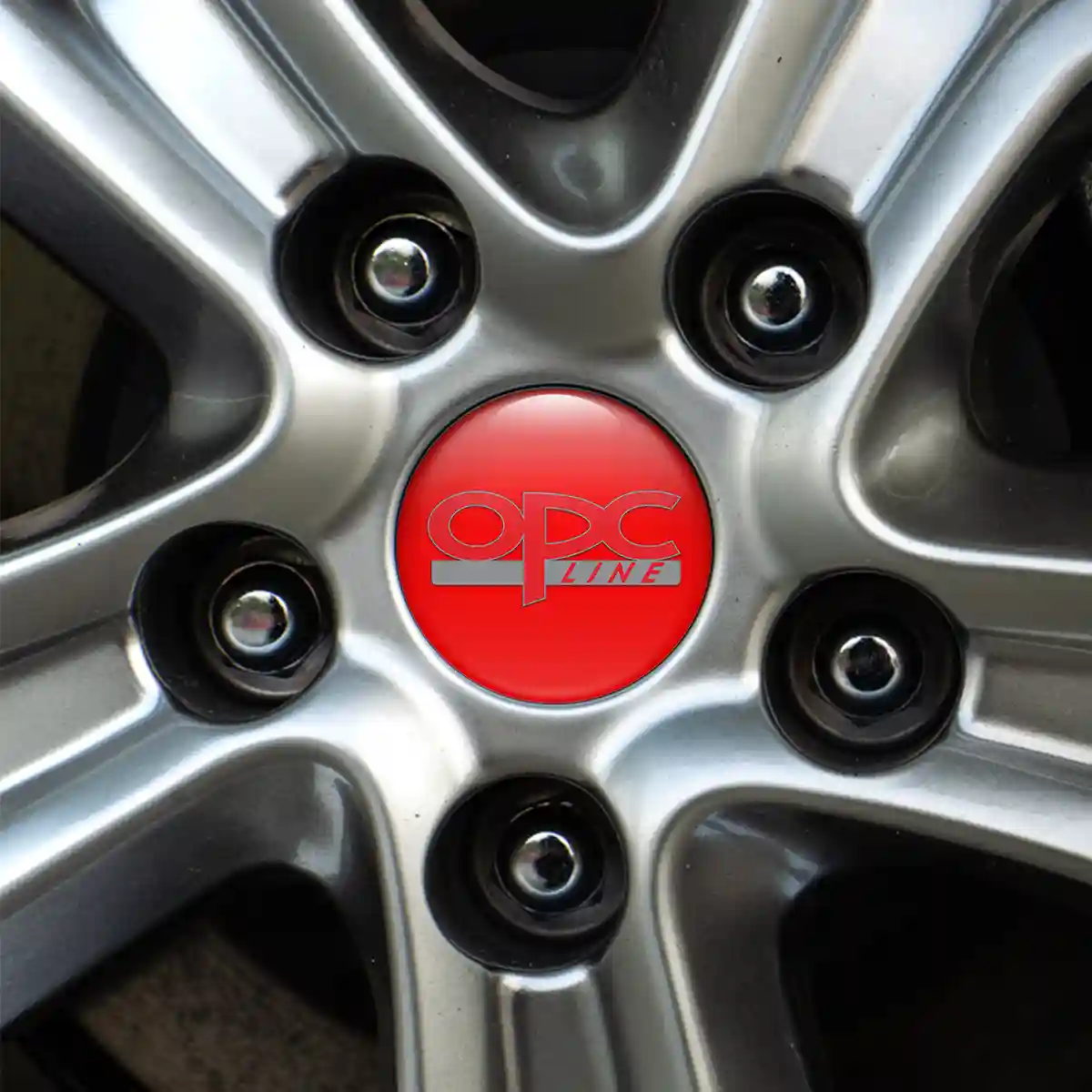 Opel OPC Emblem Center Hup Cap Stylish Design