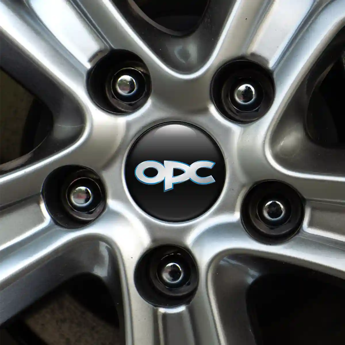 Opel OPC Wheel Emblems Stylish Design