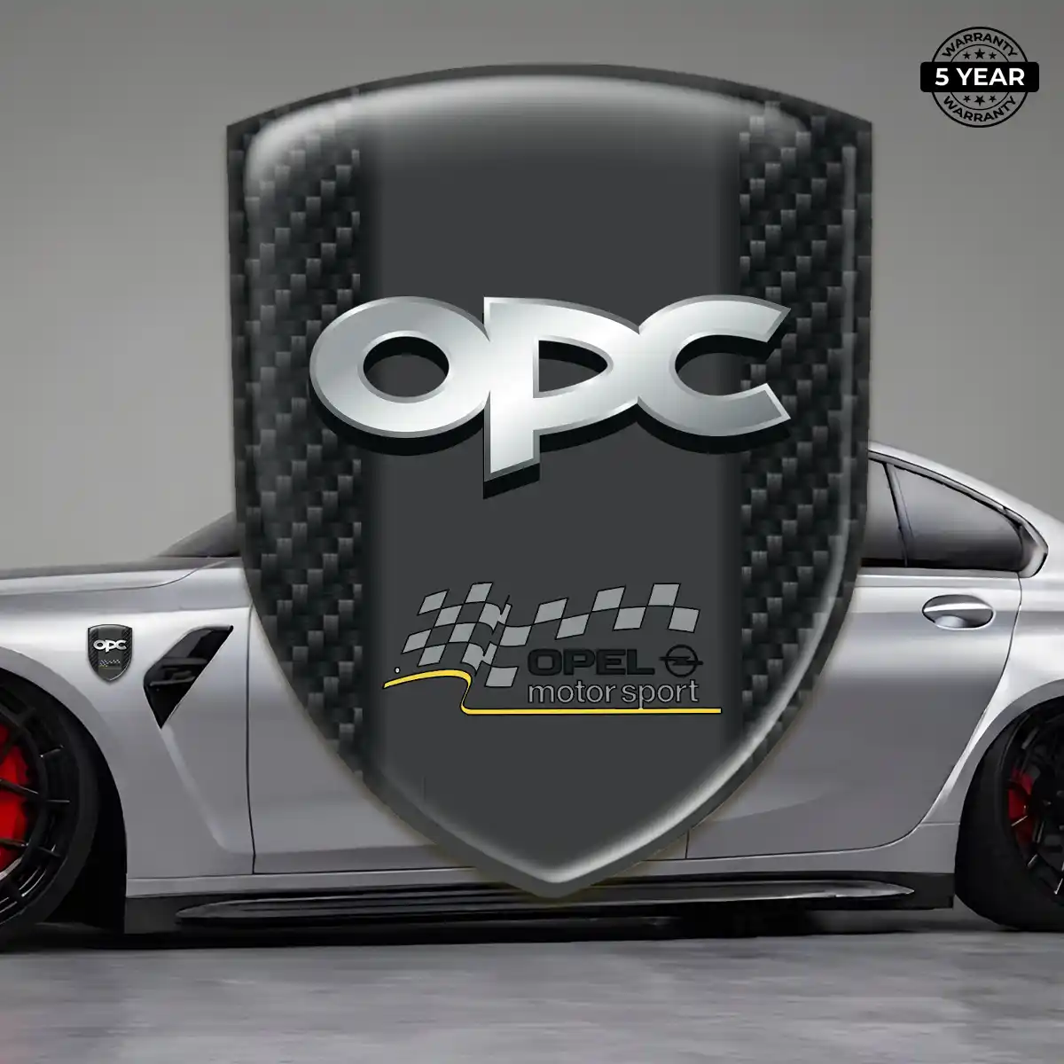 Opel Polyurethane Domed Sticker Elite Edition