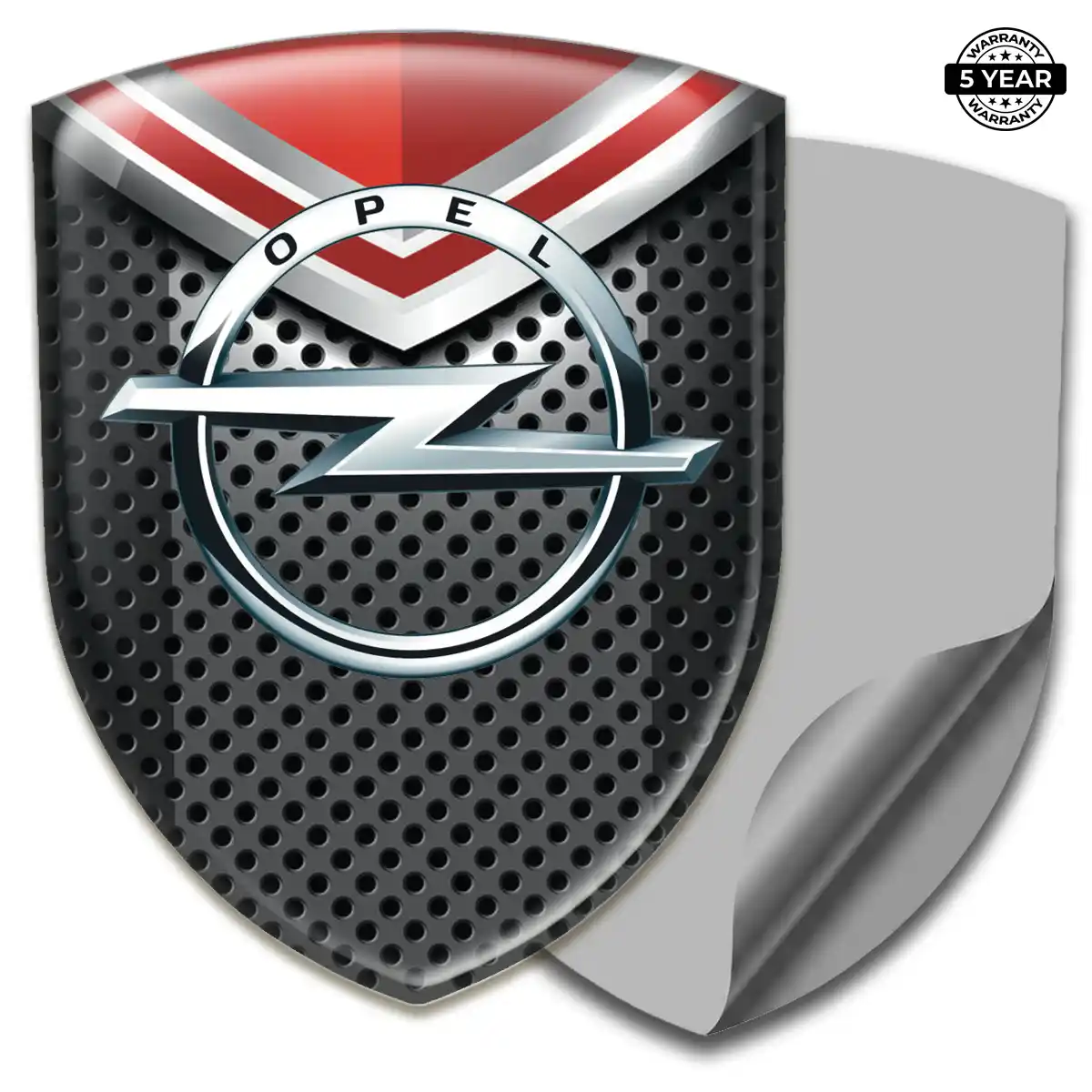 Opel Polyurethane Domed Sticker Exterior Luxe