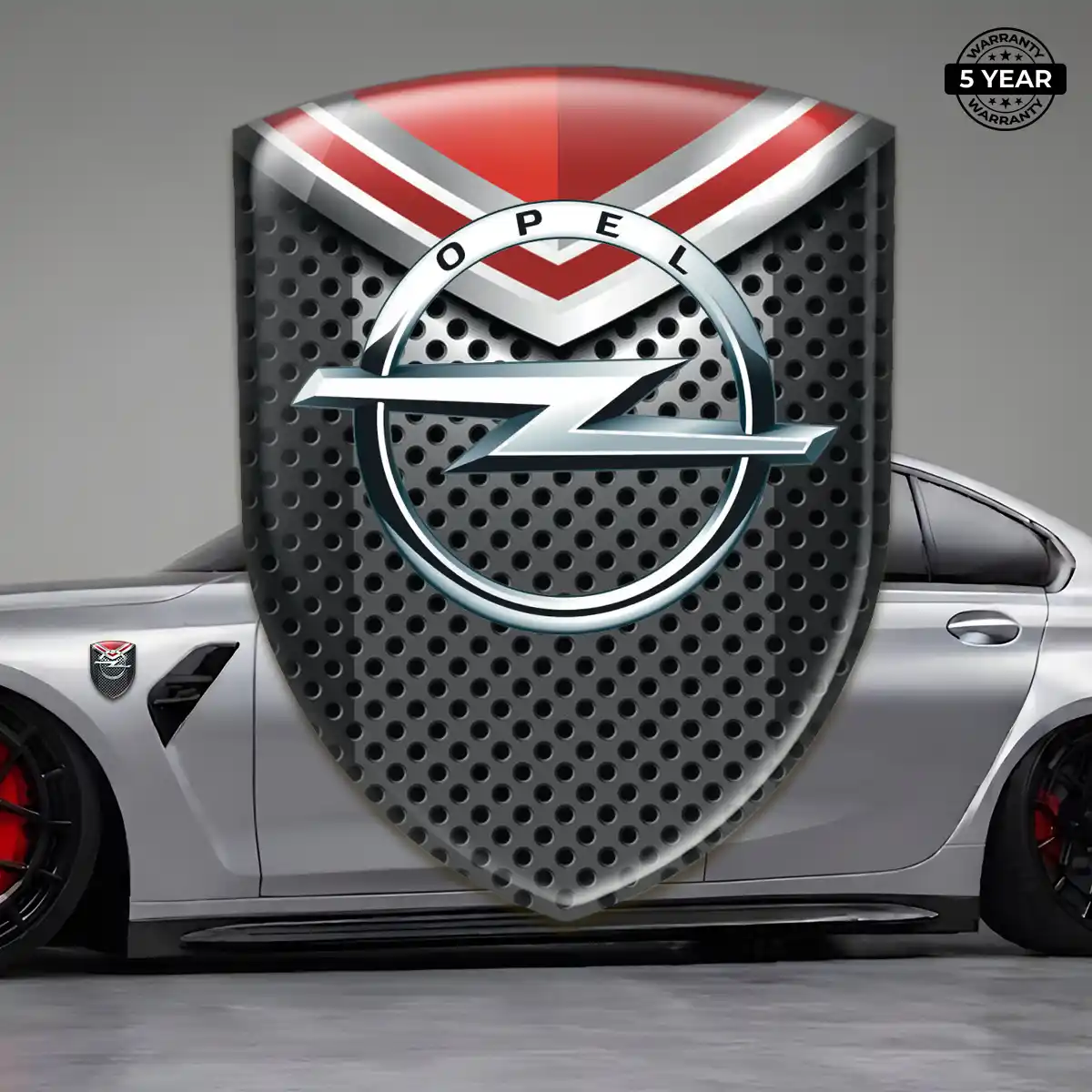 Opel Polyurethane Domed Sticker Exterior Luxe