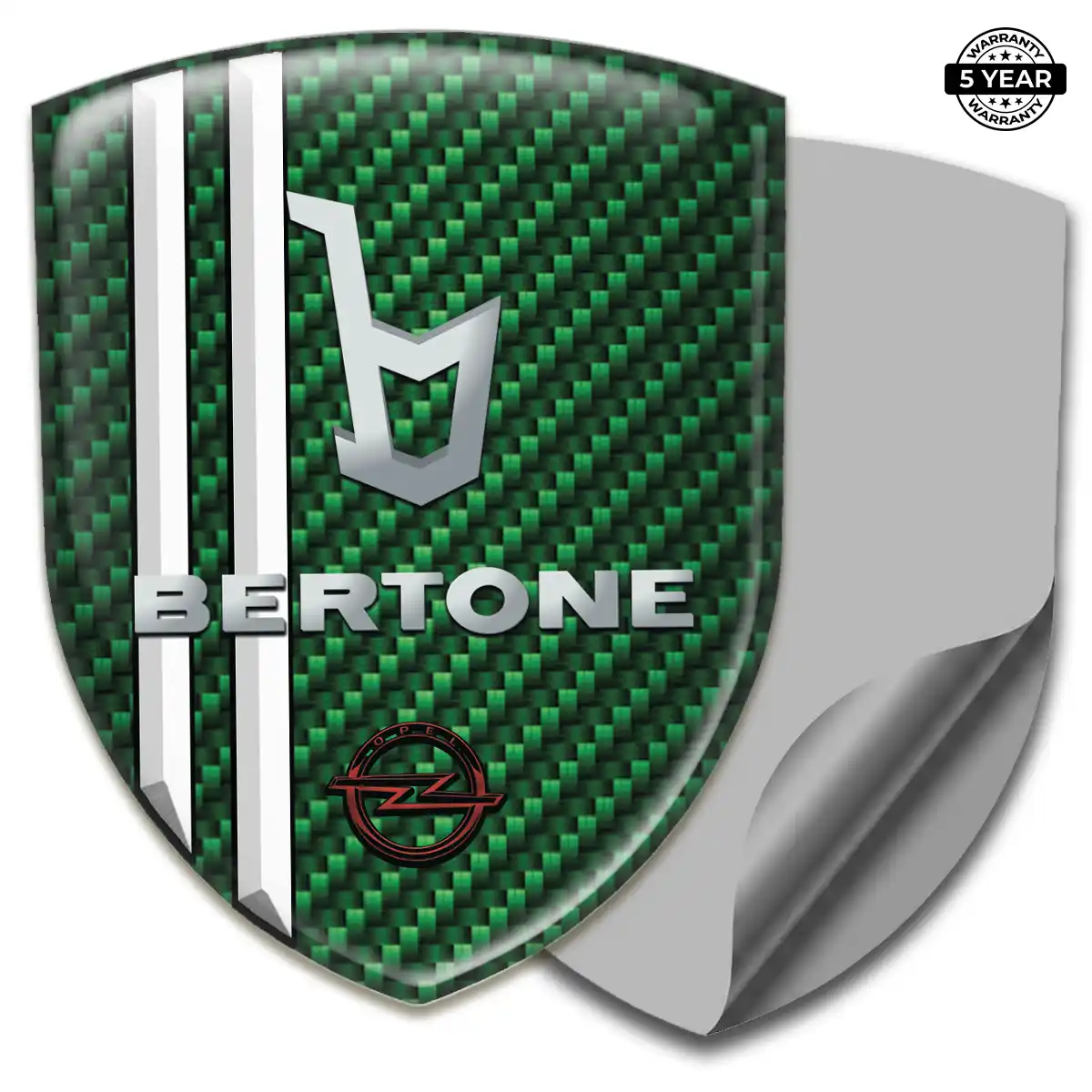 Opel Polyurethane Domed Sticker Outer Style