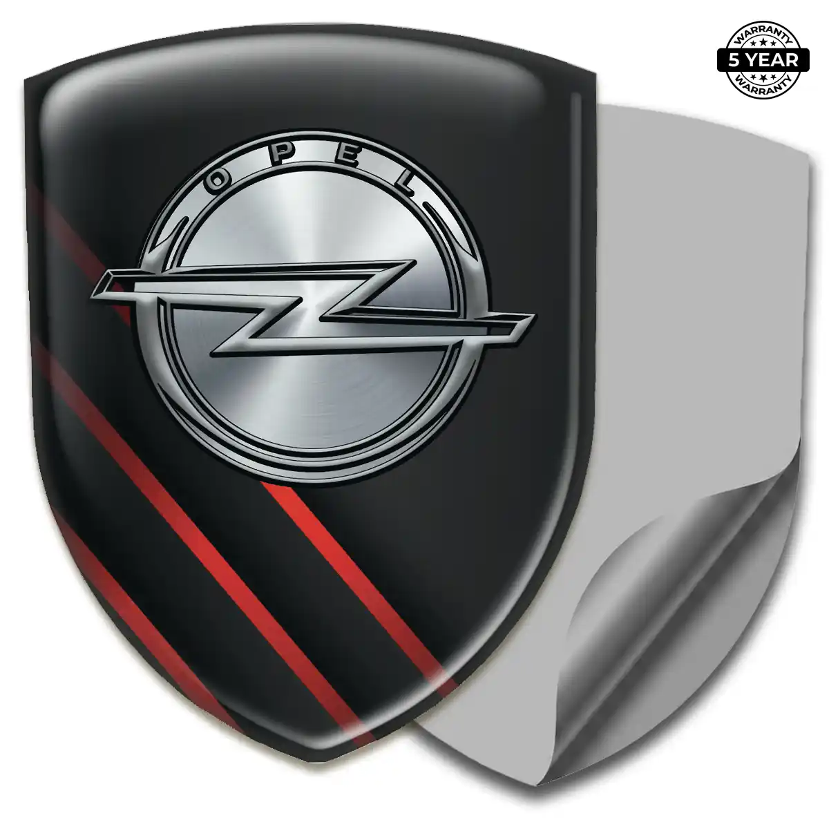 Opel Polyurethane Domed Sticker Premium Dome