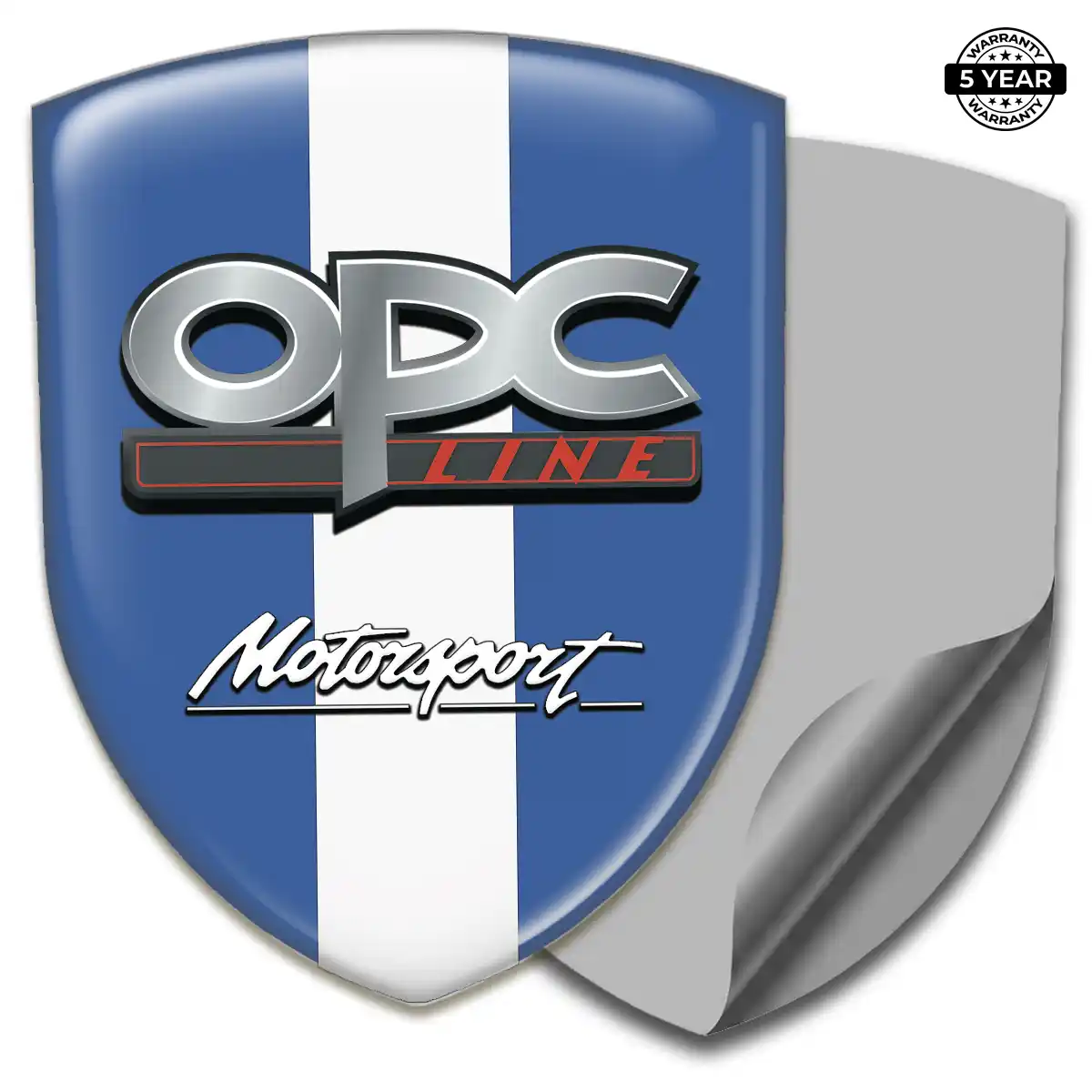 Opel Polyurethane Domed Sticker Resin Elite