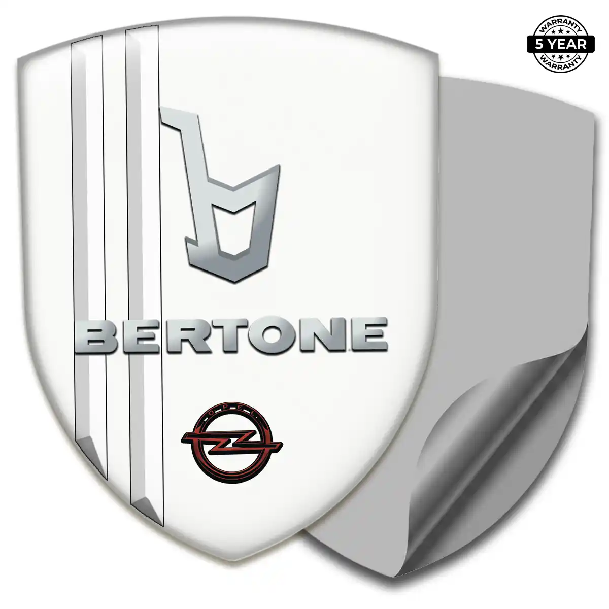 Opel Polyurethane Domed Sticker Resin Luxe