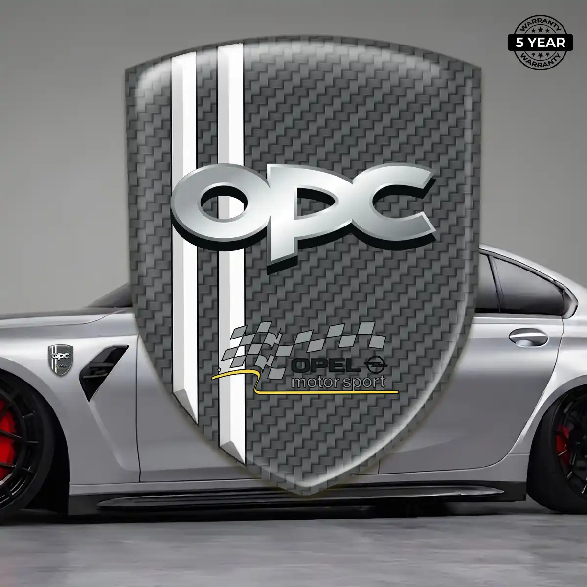 Opel Resin Badge Sticker Cabin Style