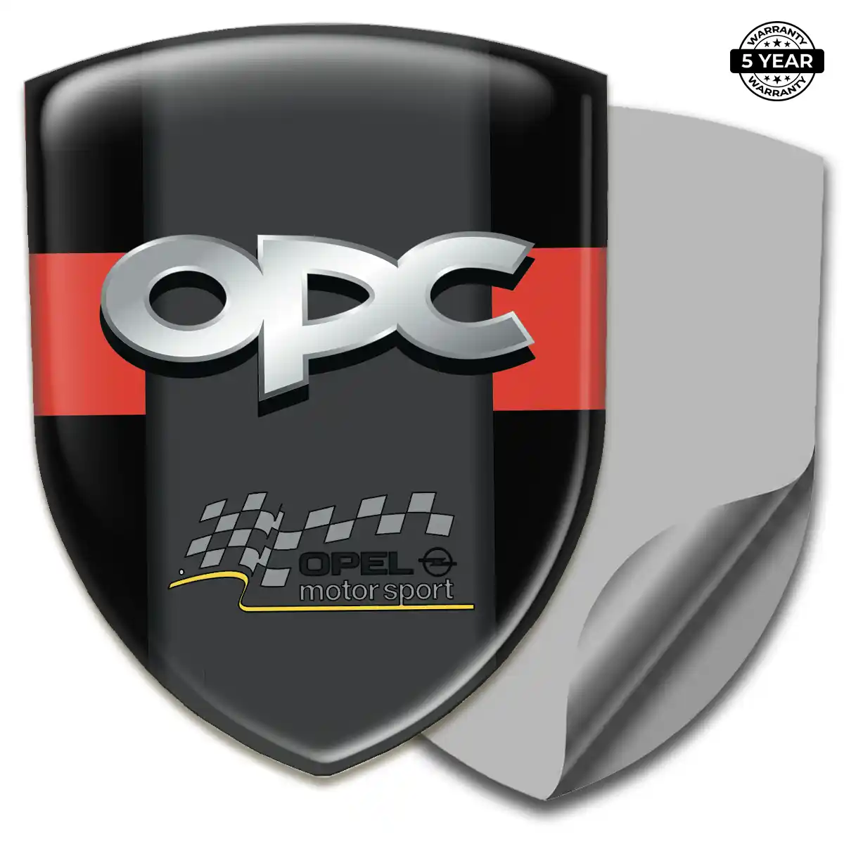 Opel Resin Badge Sticker Elite Finish