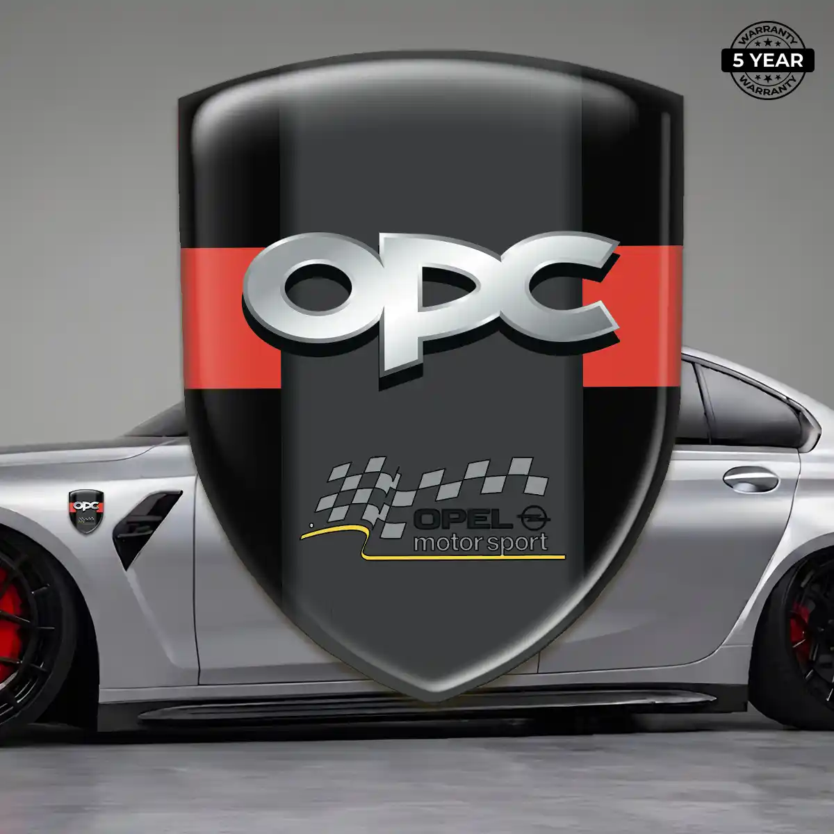 Opel Resin Badge Sticker Elite Finish