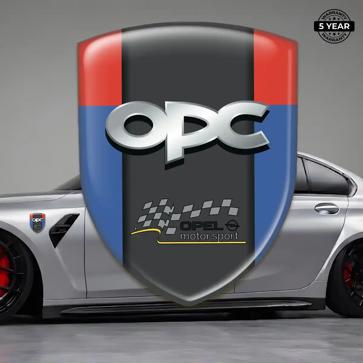 Opel Resin Badge Sticker Opulent Line