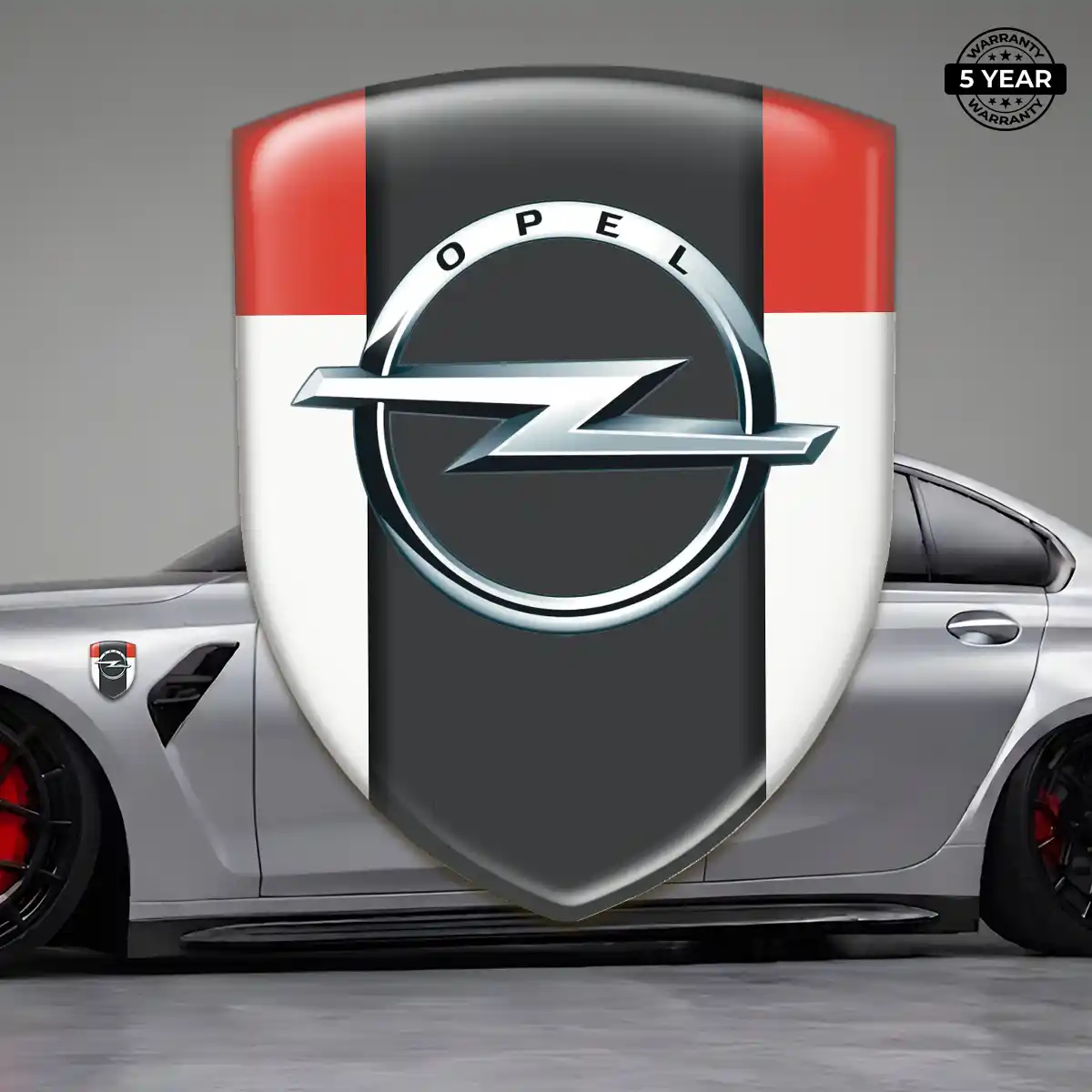 Opel Resin Badge Sticker Premium Dome