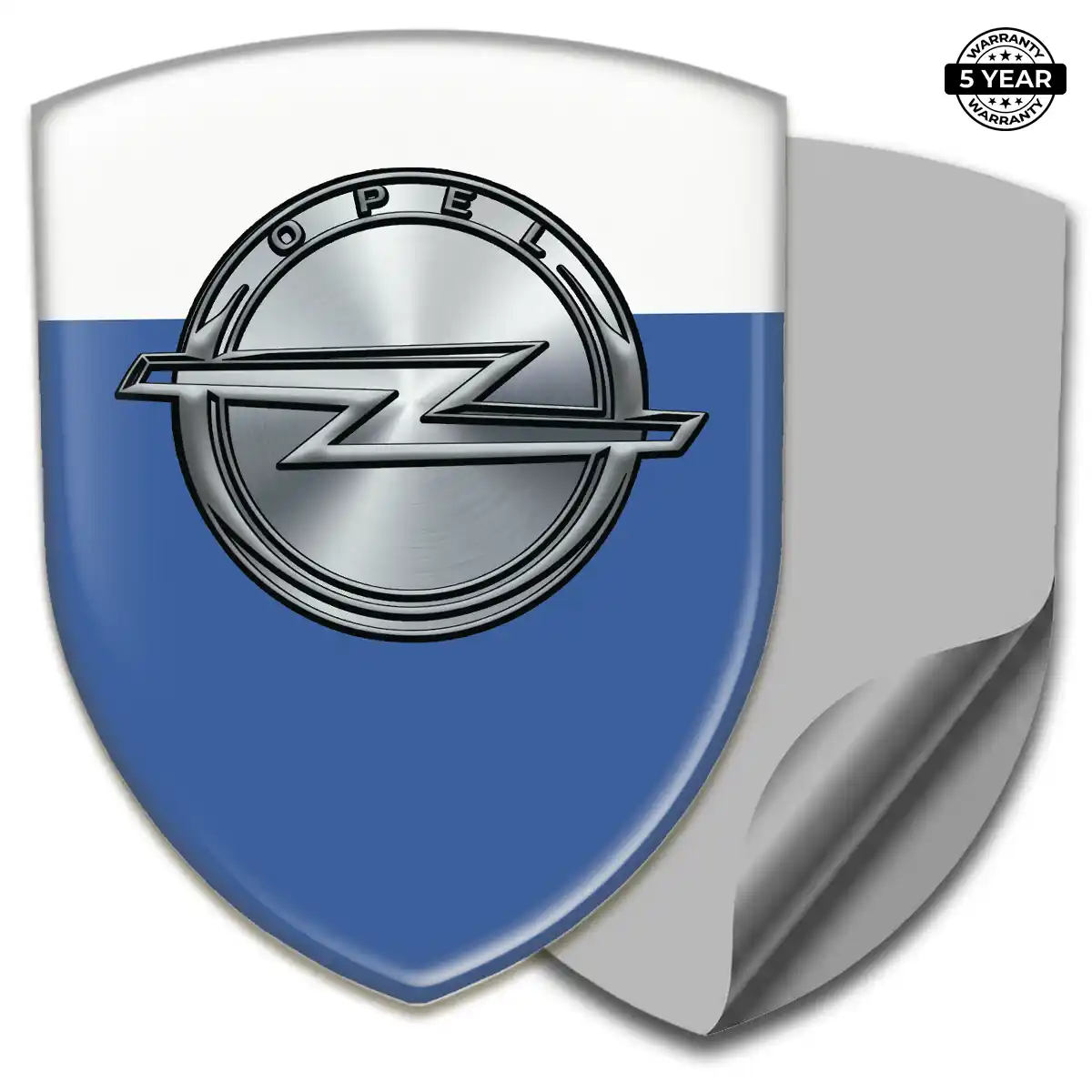 Opel Resin Badge Sticker Refined Design