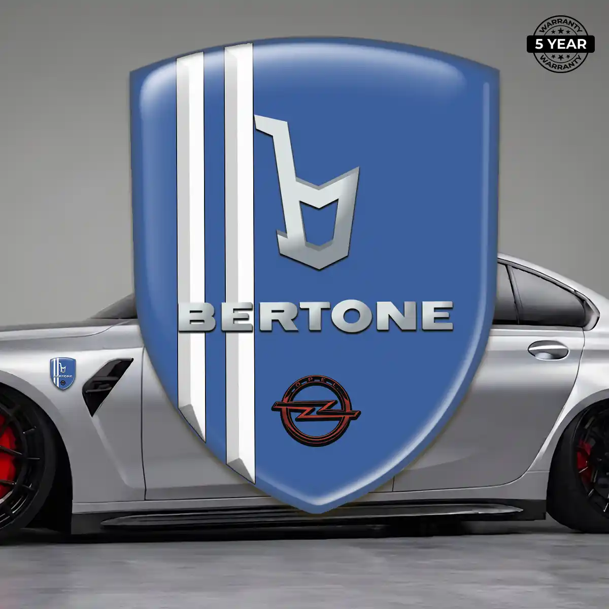 Opel Resin Badge Sticker Sleek Style