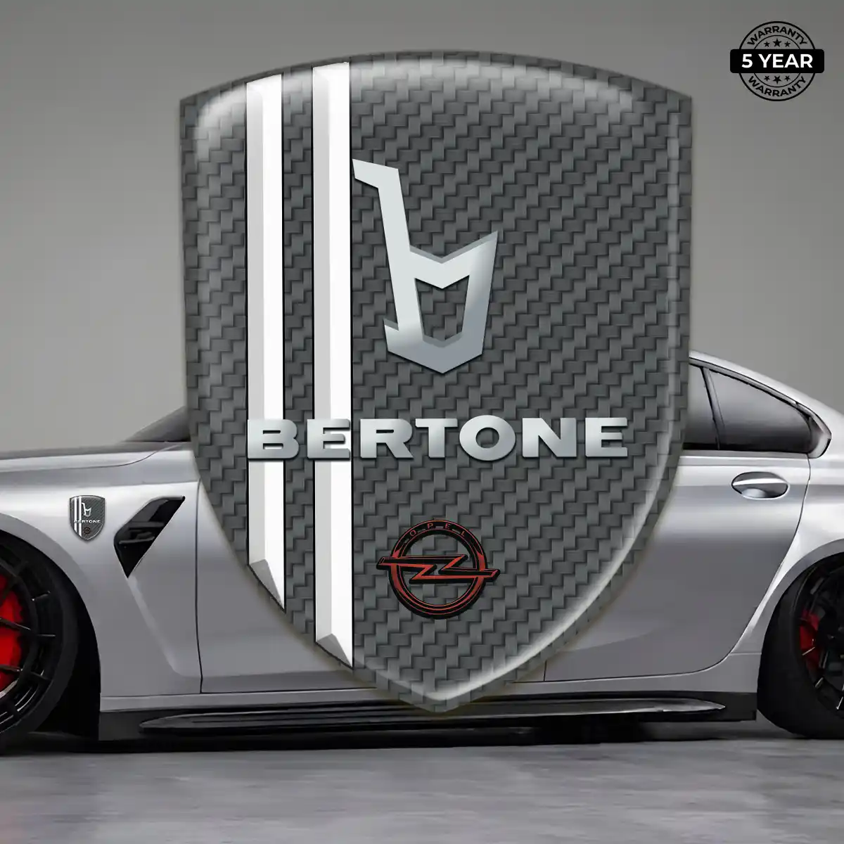 Opel Resin Domed Sticker Interior Luxe