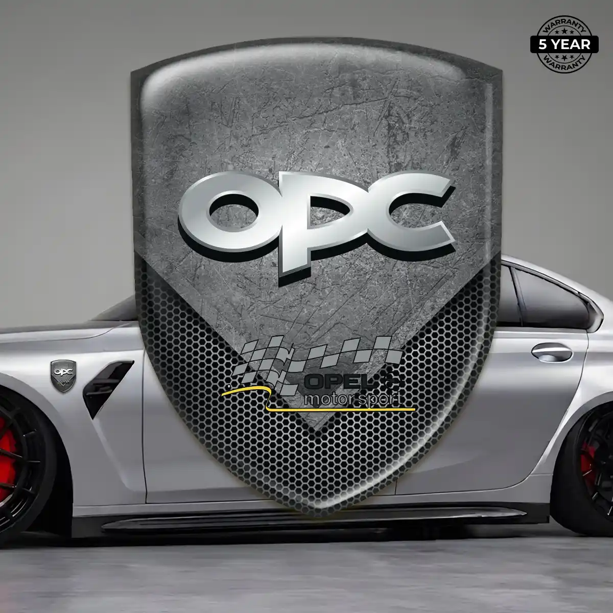 Opel Resin Domed Sticker Outer Style