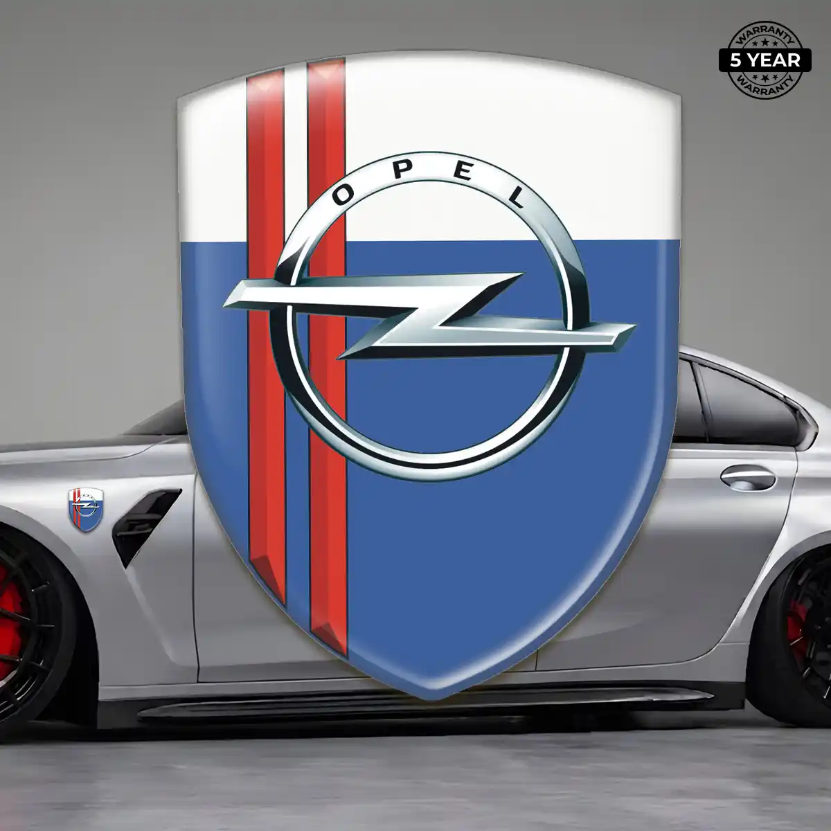 Opel Resin Domed Sticker Resin Luxe
