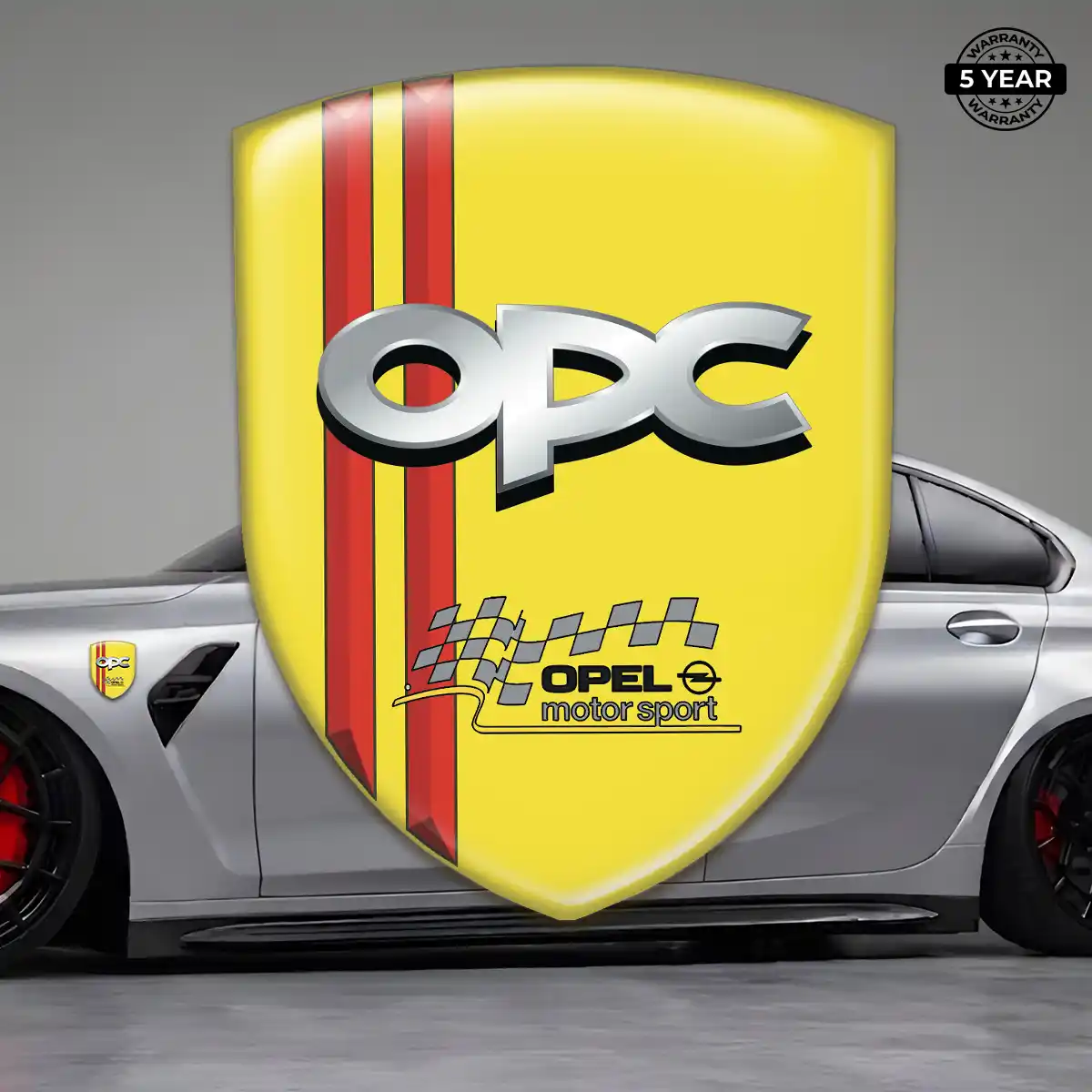 Opel Resin Domed Sticker Signature Grade