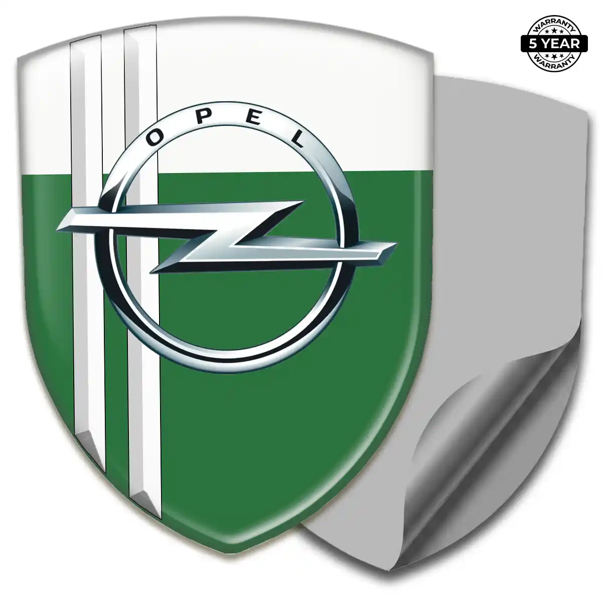 Opel Resin Domed Sticker Sleek Style