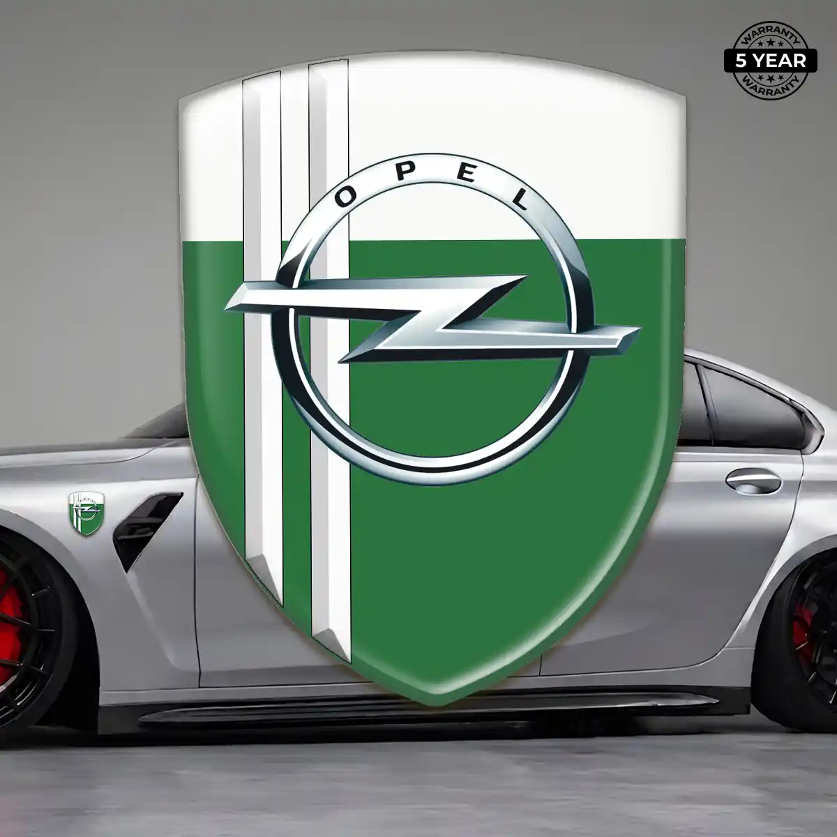 Opel Resin Domed Sticker Sleek Style