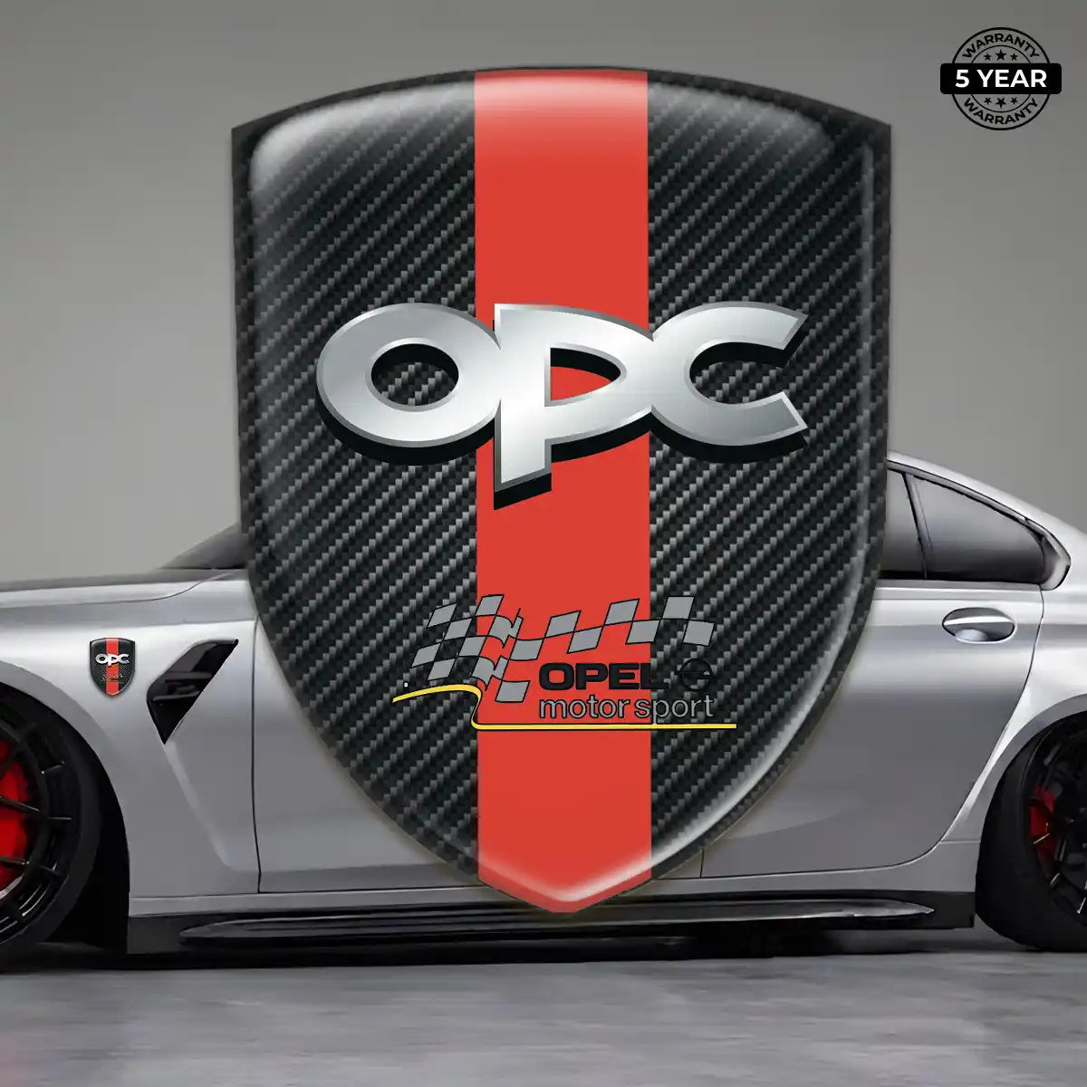 Opel Resin Emblem Sticker Elite Edition