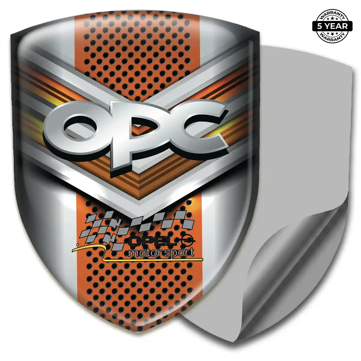 Opel Resin Emblem Sticker Premium Dome