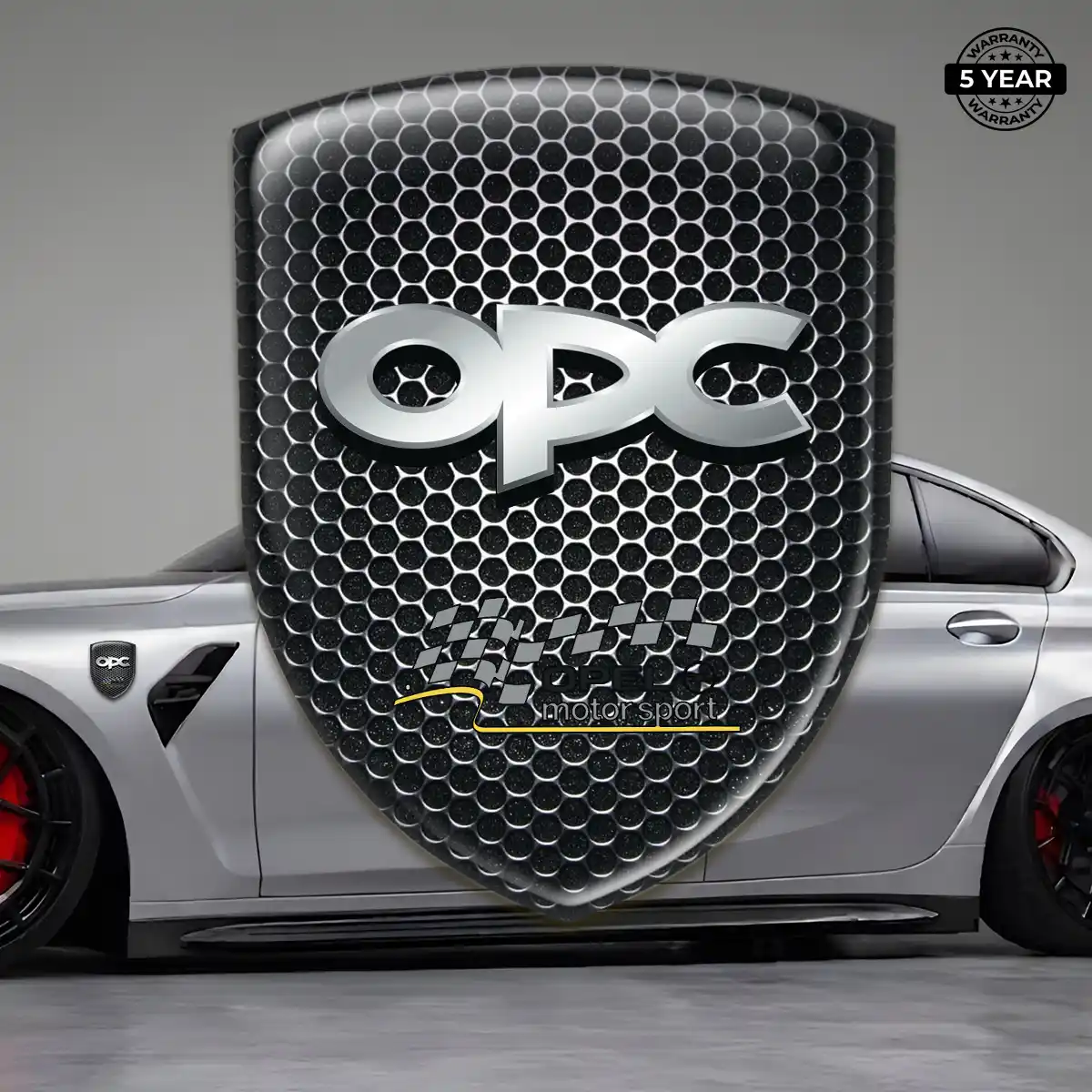Opel Resin Emblem Sticker Refined Design