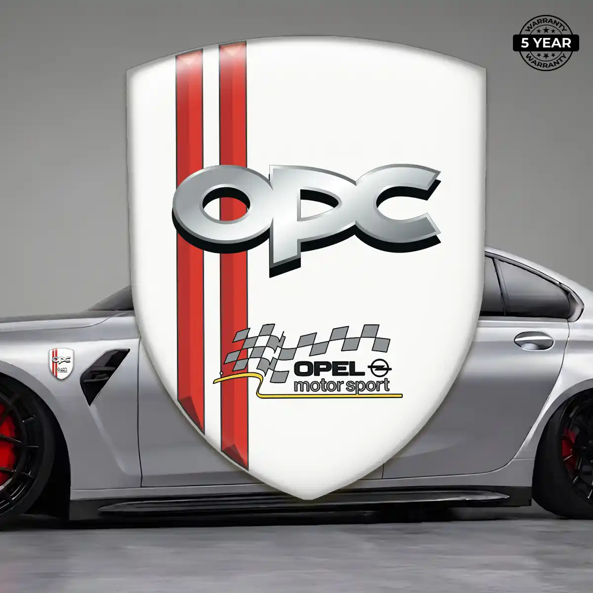 Opel Resin Emblem Sticker Signature Grade