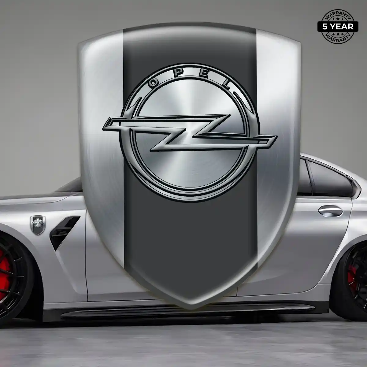 Opel Resin Emblem Sticker Sleek Style