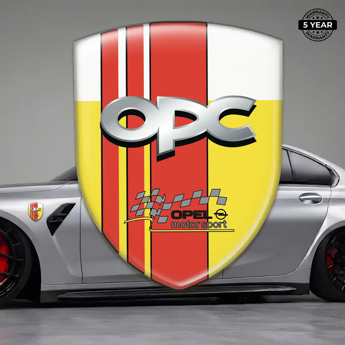 Opel Self Adhesive Emblem Sticker Premium Dome